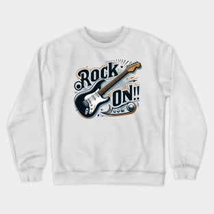 Vintage electric guitar Crewneck Sweatshirt